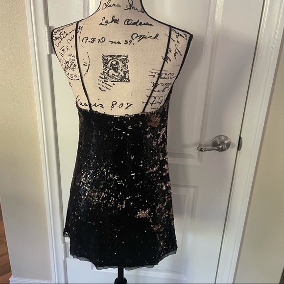 Free People Double Take Mini Sequin Dress - Picture 9 of 13
